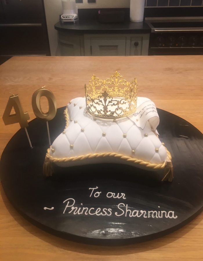 Princess pillow birthday cake